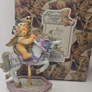Cherished Teddies Crystal "Hang On We're In For A Wonderful Ride"